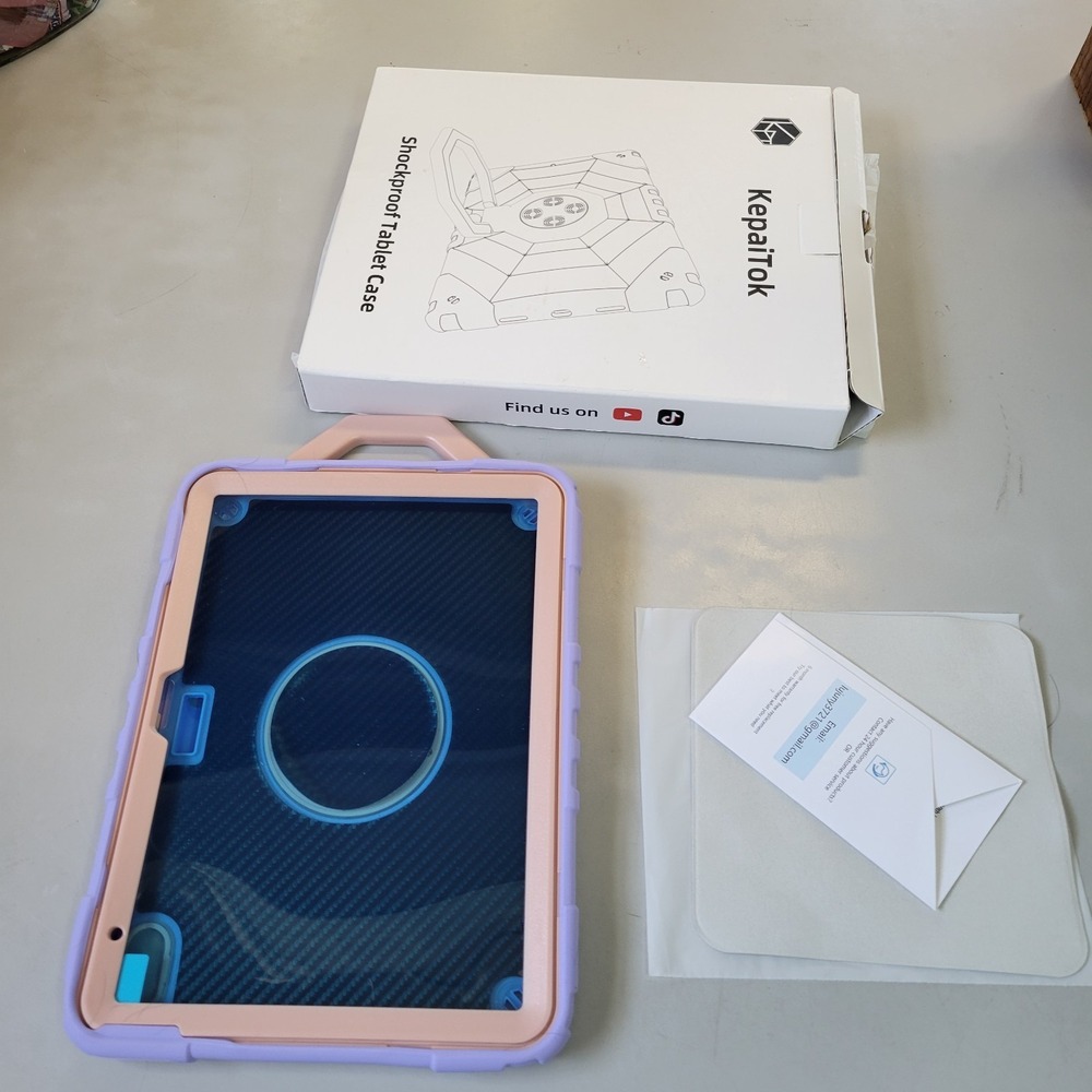 Kepaitok Pink Purple 10 Inch Generic Tablet Cover Never Used